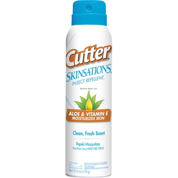 Picture of Cutter Insect Repellent Skinsations Insect Repellent Aerosol 6Oz, 7% Deet