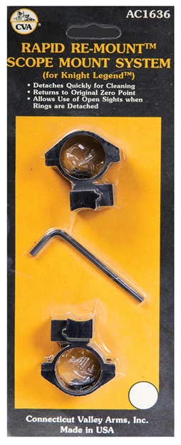 Picture of Cva Ac1636 Ring Mounts For Legend 2-Piece Style Black Finish