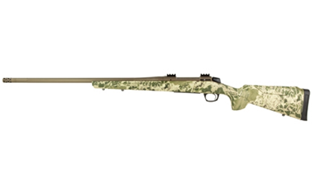Picture of  Cva Cr3960 Cascade Long Range Hunter Full Size 7Mm Rem Mag 24" Smoked Bronze Cerakote Steel Threaded Barrel, Realtree Hillside Synthetic Stock 043125039609