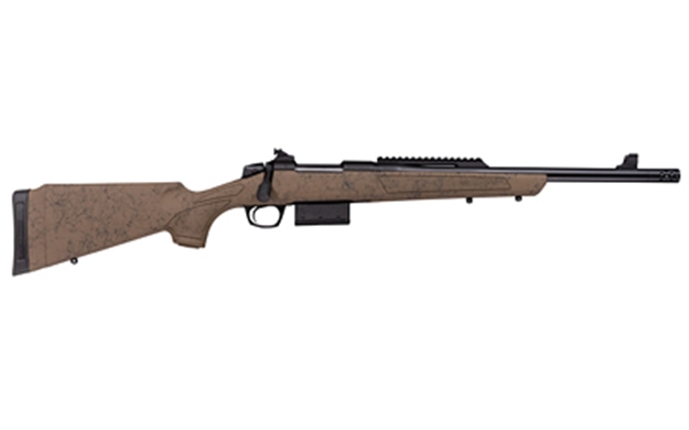 Picture of  Cva Cr3933 Cascade Sr80 Full Size 308 Win 10+1 18" Black Cerakote Steel Threaded Barrel, Black Cerakote Stainless Steel Receiver W/Picatinny Rail, Flat Dark Earth W/Black Web Adj Lop Synthetic Stock