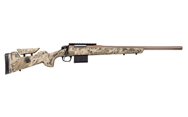 Picture of  Cva Cr4038 Cascade VH Full Size 22-250 Rem 22" Smoked Bronze Cerakote Steel Threaded Barrel, Realtree Hillside Adjustable Synthetic Stock
