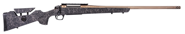 Picture of  Cva Cr3967f Cascade Long Range Hunter Full Size 300 Prc 26" Smoked Bronze Cerakote Steel Threaded Barrel, Black W/Smoked Bronze Web Synthetic Stock