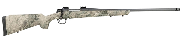 Picture of  Cva Cr6978 Cascade  Full Size 22-250 Rem 4+1, 22" Sniper Gray Cerakote Steel Threaded Barrel, Sniper Gray Cerakote Steel Receiver, Exclusive Realtree Rockslide Fixed W/Softtouch Stock, Right Hand