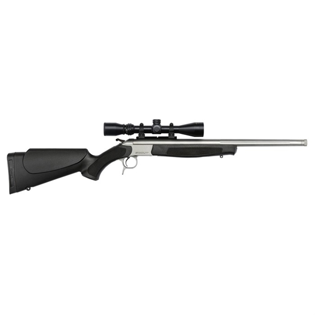 Picture of Cva Scout TD .350 Legend-Ss/Blk-20'' W/Rail Base Threaded 5/8X24 CR4817SSC