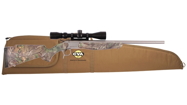 Picture of Cva Scout V2 Break Action Rifle Ss/Xtra Green   .444 Marlin - Konuspro 3-9X40