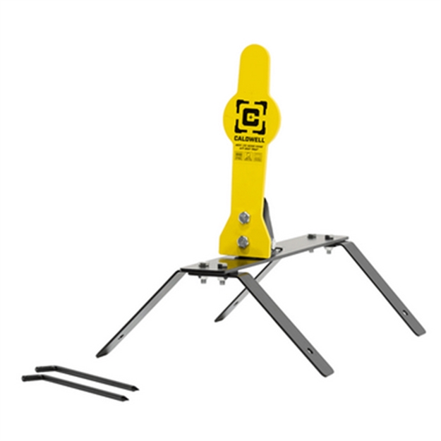 Picture of  Caldwell 1178560 Auto Reset  33% Rifle Yellow Ar500 Steel Pepper Popper Includes Ground Stakes 661120265627