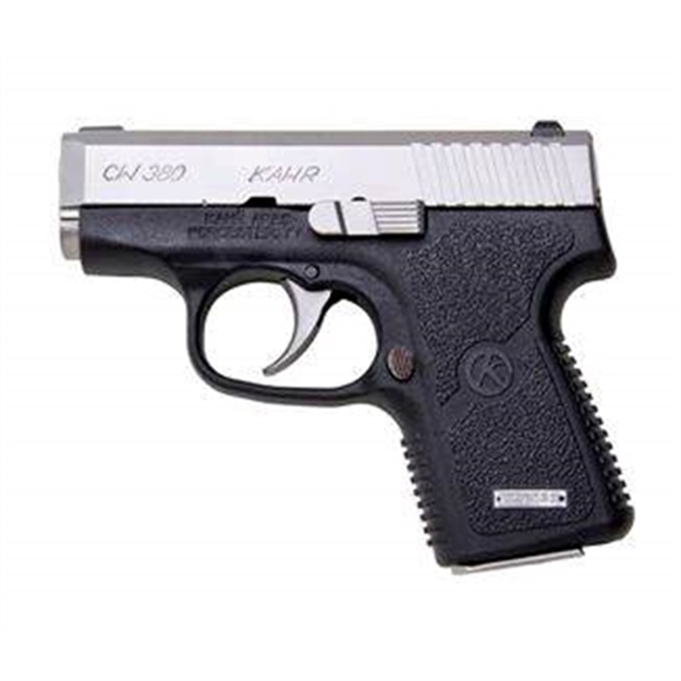 Picture of  Kahr Arms Cw3833n CW  380 Acp 6+1 2.58" Stainless Steel Barrel, Matte Stainless Steel Serrated Slide, Black Polymer Frame, Black Textured Polymer Grip