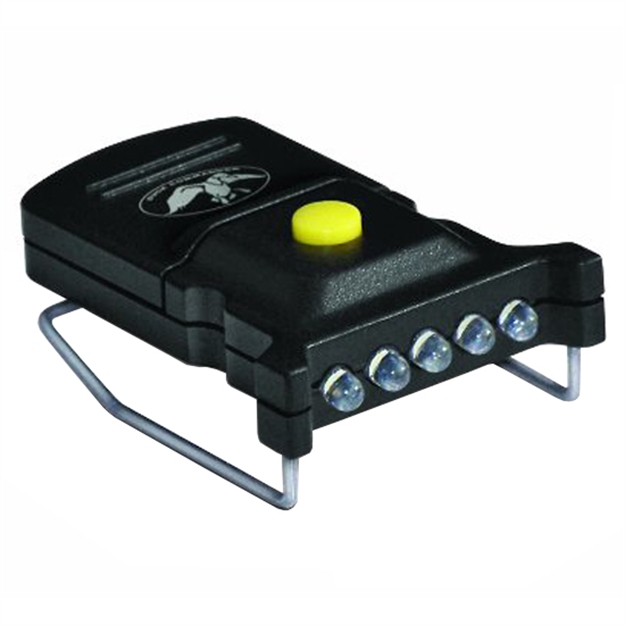 Picture of Cyclops Micro Hat Clip Light, 10 Lumen, 5 Led Bulb White, 2-Cr2032 Batteries Included CYC-MHC-W