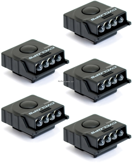 Picture of Cyclops Ultimate Mini Led Hat Clip Light 5 PK - 2 White, 1 Ea. Red, Blue & Green Combo