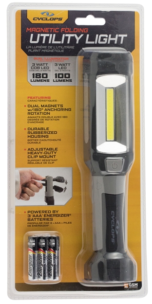 Picture of  Cyclops Cycwkclp Utility  Black Rubber Led 180 Lumens