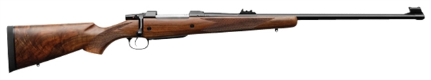 Picture of CZ 04312 CZ 550 American Safari Magnum 416 Rigby 3+1 25" Fancy Turkish Walnut Fixed American Style Stock Blued Right Hand