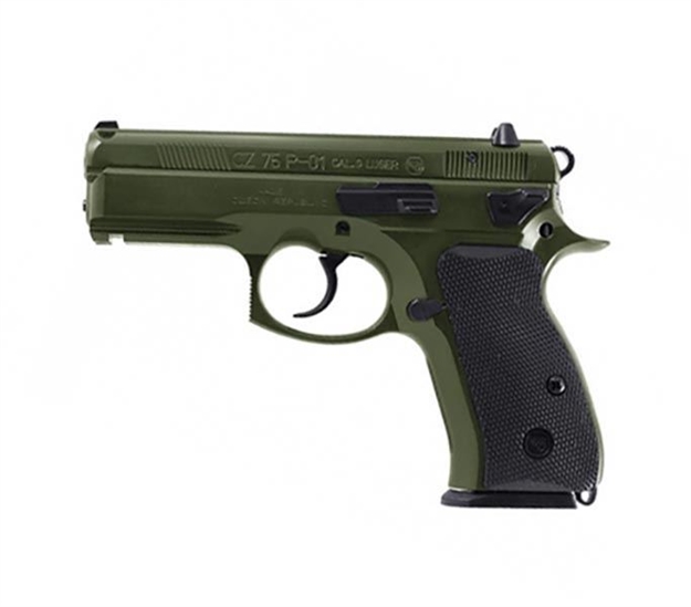 Picture of CZ 75 P01 Green 9Mm Pistol 14 Round Capacity - 91198