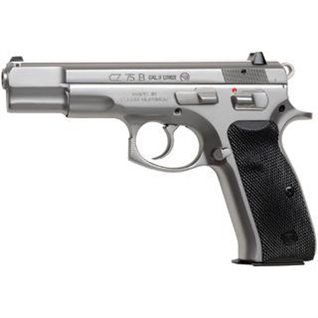 Picture of CZ 75B 9Mm 4.6" Matte Stainless 10Rd