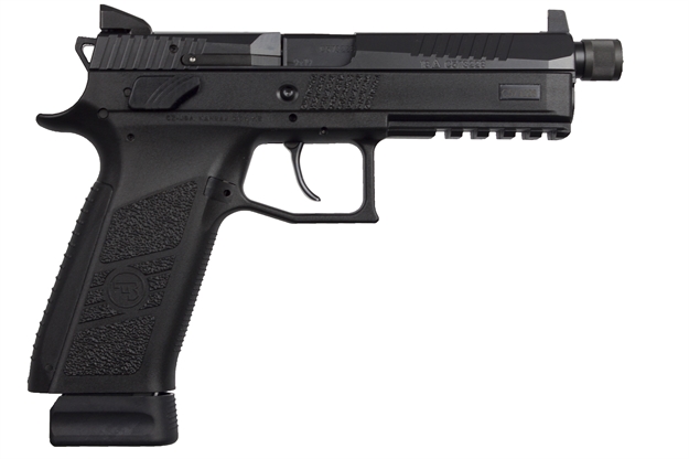 Picture of CZ Usa P-09 Semi-Auto Pistol, 9Mm, 5.15", Blk, Supressor Ready, HI Ns, Interchangeable Back Straps, 21 RD Mags 91270 806703912707