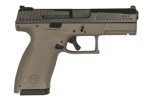 Picture of CZ P-10 C Fde 9Mm 15Rd 91521 With Tritium Night Sights