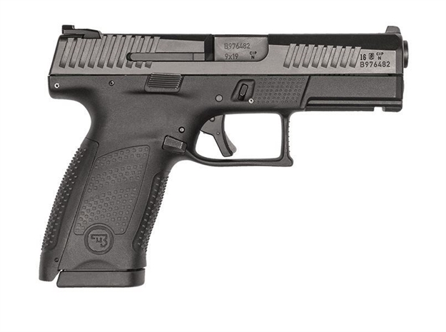 Picture of CZ P-10 Compact Semi Auto Pistol .40 S&Amp;Amp;W Black With 12Rd Magazines - 91525