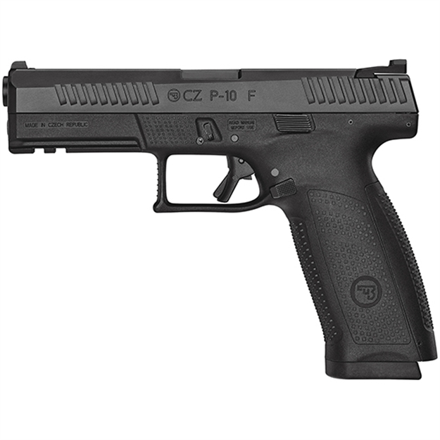 Picture of CZ P-10 F, Semi-Auto Pistol, 45Acp, 4.5" Bbl, Black Polmer Frame, Nitride Slide, Fixed Sights, 13+1 Rnd 91590