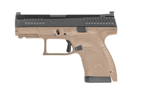 Picture of CZ P-10 S Semi-Auto Pistol, 9Mm, 3.5" Bbl, Fde Polymer Frame, Nitiride Slide, Fixed Sights, 10+1 Rnd 01561 806703015613