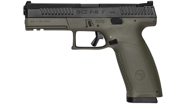 Picture of CZ Usa P-10 F 9Mm Blk Odg Tritium NS 2 10Rd 01545 806703015453