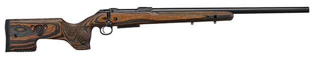 Picture of  Cz-Usa 07503 CZ 600 Range Full Size 308 Win 5+1, 24" Black Nitride Steel Threaded Barrel, Drilled & Tapped Receiver, Black Brown & Gray Laminate Fixed W/Adj Cheek Rest Stock, Right Hand 806703075037