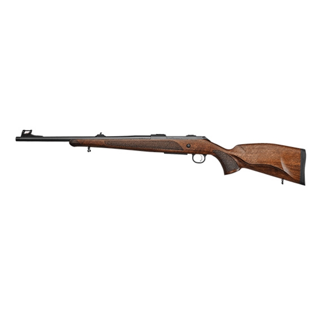 Picture of  Cz-Usa 07304 CZ 600 Lux Full Size 300 Win Mag 3+1 24" Black Threaded Barrel, Black Steel Receiver, Walnut Bavarian Style Stock, Right Hand