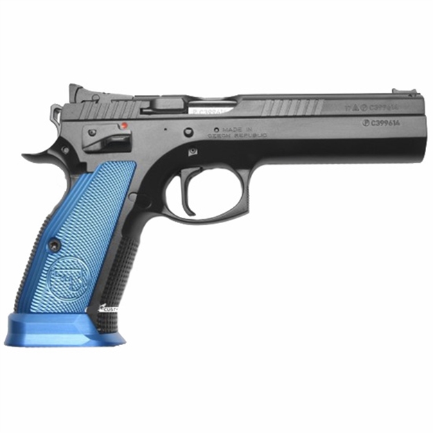 Picture of CZ Usa 75 Tactical Sport Blue Grips