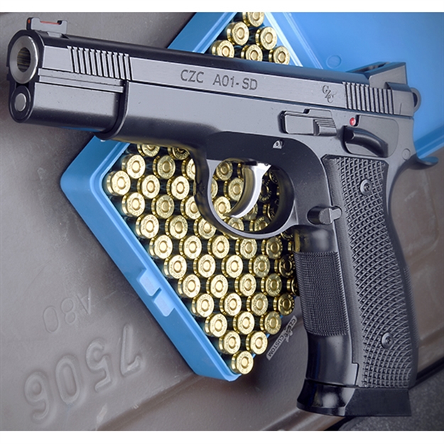 Picture of CZ Usa Custom Ao1 SD 9Mm 4.925 Match Grade 19Rd 91732