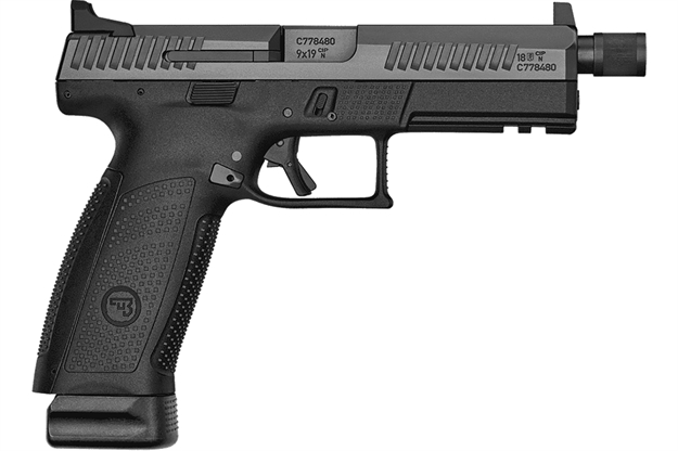 Picture of Cz-Usa Cz-Usa CZ P-10 Full Size, 9Mm, 5.11" Threaded Barrel, Fixed Sights, Rev Mag Catch, Black, 21-Rd 89543