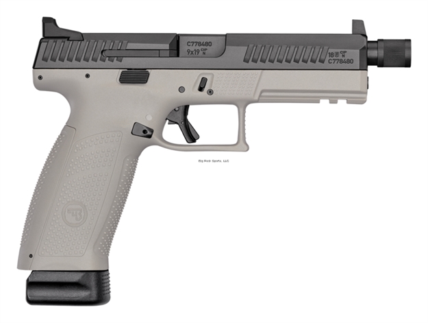 Picture of CZ Usa P-10 F 9Mm, Semi-Auto, Urban Grey, Surpressor Ready, Holographic Night Sights, 21 Rd, 4.5" Bbl, Striker Fire