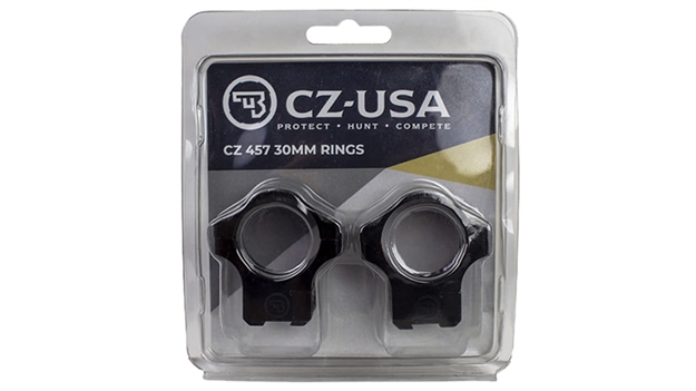 Picture of  Cz-Usa 40087 CZ Rings 457/455  Matte Black 30Mm Medium
