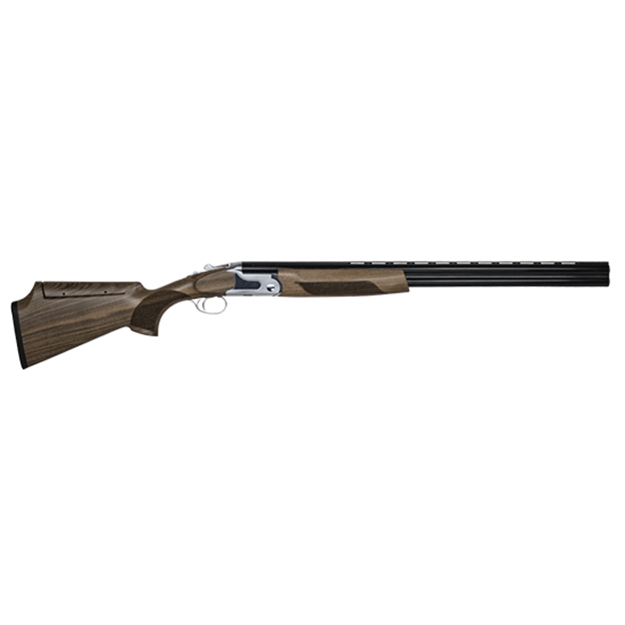 Picture of  Cz-Usa 06495 Sctp Sterling Southpaw 12 Gauge 3" 2Rd 30" Gloss Black Chrome Barrel, Silver Satin Chrome Metal Finish, Turkish Walnut Fixed Adjustable Comb Stock Includes 5 Extended Chokes Left Hand