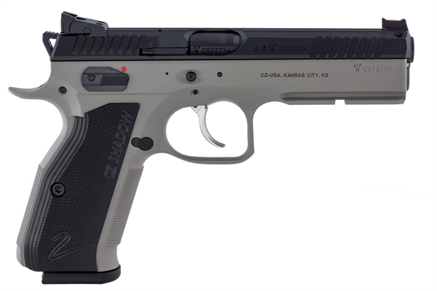 Picture of Cz-Usa Cz-Usa CZ Shadow 2, 9Mm, 4.89" Barrel, Fiber Optic Front/Hajo Rear, Urban Grey, 17-Rd 91255