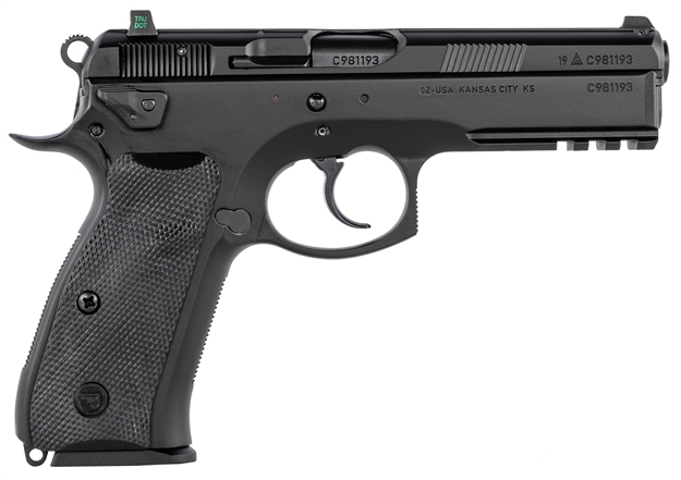 Picture of Czusa 01153 Czusa 75 Sp-01 Tactical 9Mm Luger 4.60" 10+1 Black Rubber Grip