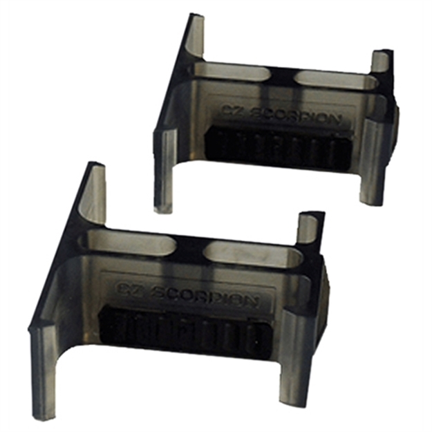 Picture of  Cz-Usa 19888 Mag Coupler  30Rd Compatible W/ CZ Scorpion Magazines Smoke Plastic
