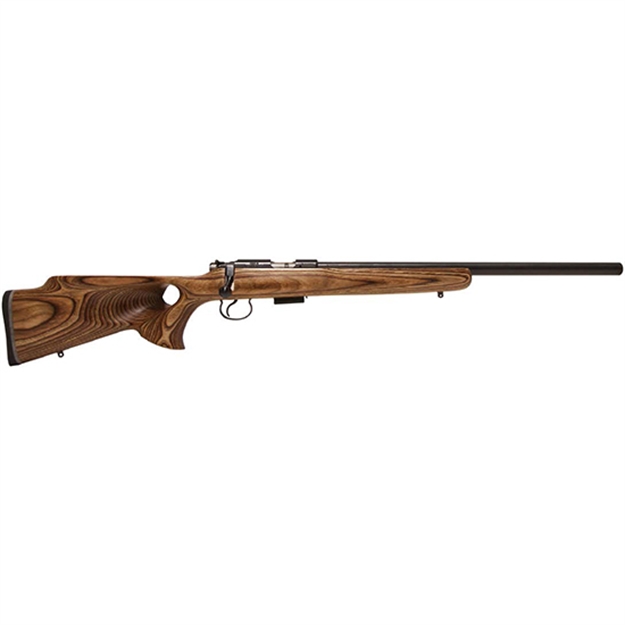 Picture of CZ Usa 455 Thumbhole 17Hmr 20.5 Brown Laminate 5Rd