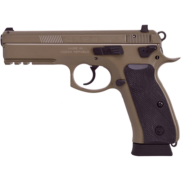 Picture of CZ Usa 75 Sp-01 Tactical 9Mm Fde 18Rd