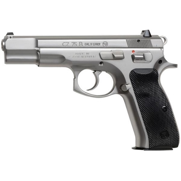 Picture of CZ 75B 9Mm 4.6" Matte Stainless 16Rd