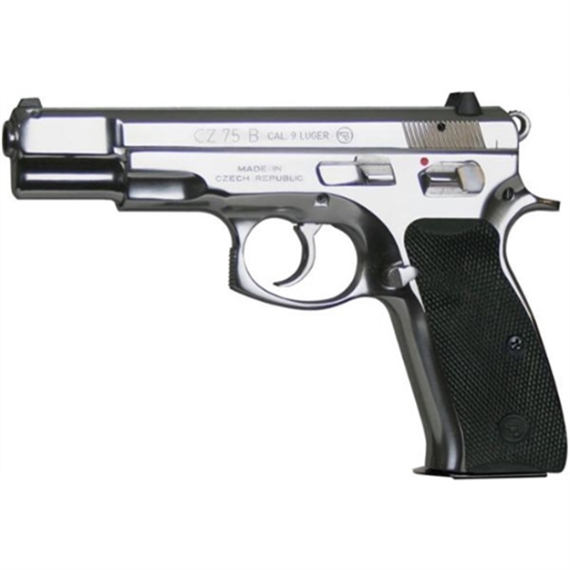 Picture of CZ 75B 9Mm 4.6" Polished Sts 16Rd