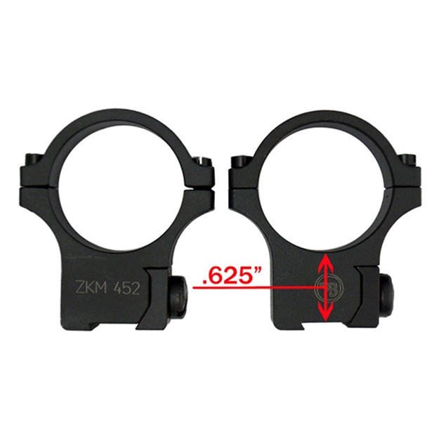 Picture of  Czusa 19007 Czusa452 Rings Czusa452/Czusa511, 11Mm Dovetail 30Mm Diameter Blue