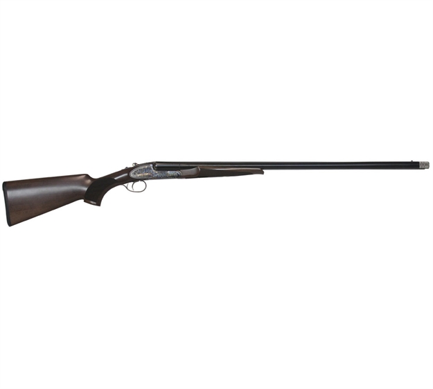 Picture of  Cz-Usa 06416 Sharp-Tail Target 12 Gauge 3" 2Rd 30" Black Hard Chrome Side-By-Side Barrel, Color Case Hardened Metal Finish, Turkish Walnut Stock Includes 5 Extended Chokes 806703064161