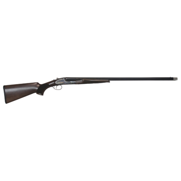 Picture of  Cz-Usa 06416 Sharp-Tail Target 12 Gauge 3" 2Rd 30" Black Hard Chrome Side-By-Side Barrel, Color Case Hardened Metal Finish, Turkish Walnut Stock Includes 5 Extended Chokes