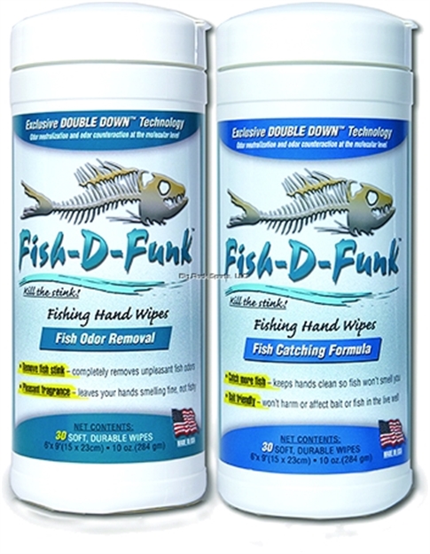 Picture of D-Funk 1000 Fish- Wipes Fish Stink Removal 6"X9" 30Pk
