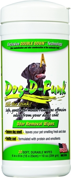 Picture of D-Funk Dogwp Dog- Wipes Dog Stink Removal 30Pk
