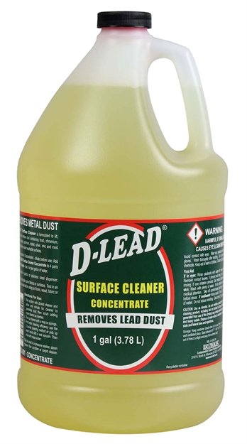 Picture of Esca Tech 330Pd4 D-Lead Surface Cleaner Concentrate Removes Metal Dust & Lead 1 Gallon Bottle 4 Per Case 330PD-4