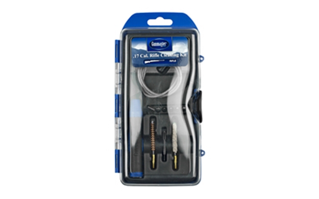 Picture of Gunmaster 12Pc .17Cal Rifle Cleaning Kit W/Pull Through Rod & 6Pc Driver Bit Set GM17LR
