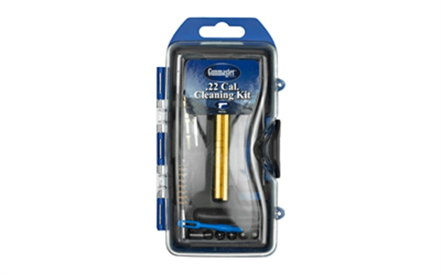 Picture of  Dac Technologies Gm22p Gunmaster Cleaning Kit 22 Cal Pistol/14 Pieces Black/Blue 761903381800