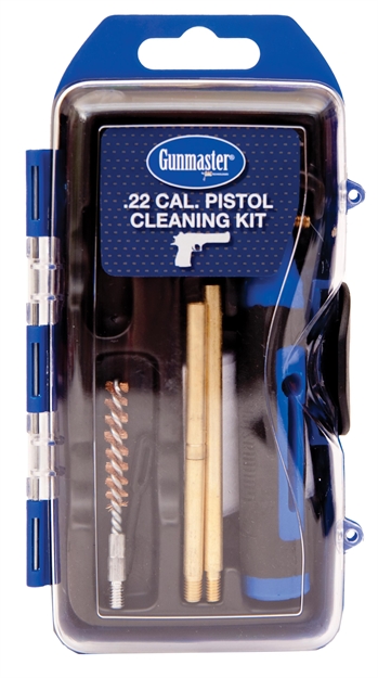 Picture of  Dac Technologies Gm22p Gunmaster Cleaning Kit 22 Cal Pistol/14 Pieces Black/Blue