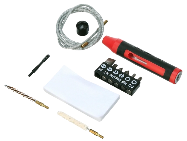 Picture of  Dac Technologies 17Lr Winchester Cleaning Kit 17 Cal Rifle/12 Pieces Black/Red