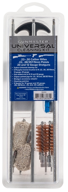 Picture of  Dac Technologies 38260 Gunmaster Slimline Universal Cleaning Kit Multi-Caliber Multi-Gauge/19 Pieces 761903382609