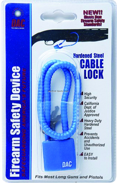 Picture of Dac Technologies Firearm Cable Lock 15" California Dot Approved